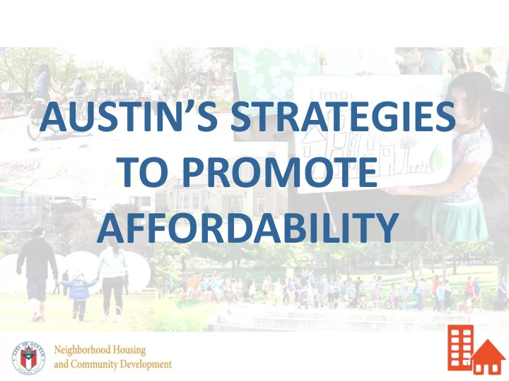 austin s strategies