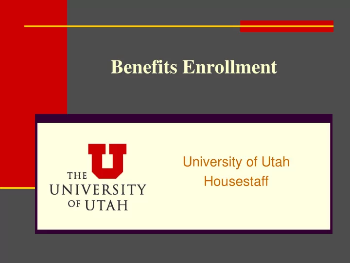 benefits enrollment