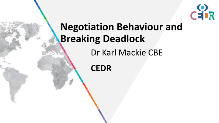 negotiation behaviour and