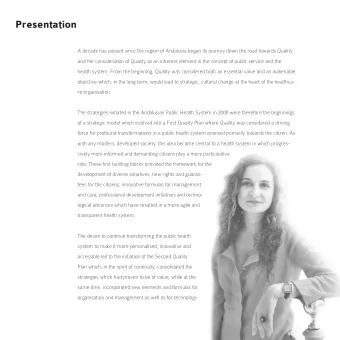 Presentation  A decade has passed since the region of Andalusia began its journey down the road