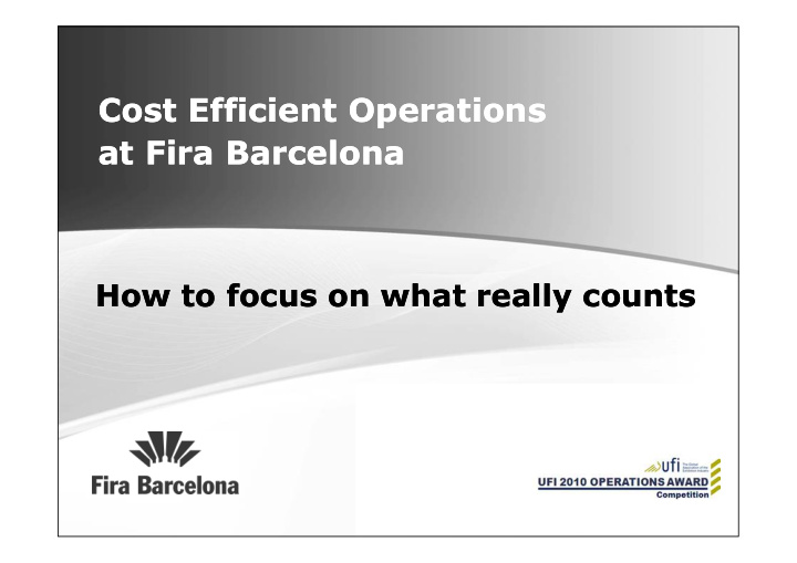 cost efficient operations cost efficient operations at
