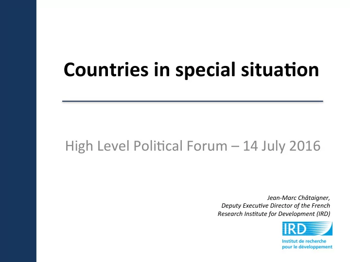 countries in special situa on