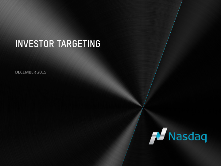 investor targeting