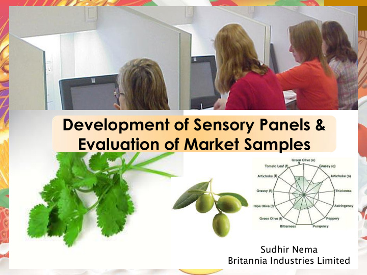 development of sensory panels