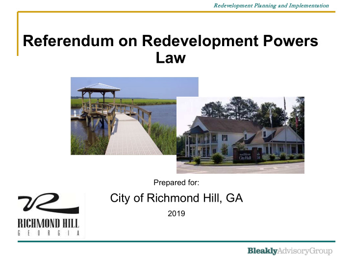 referendum on redevelopment powers law