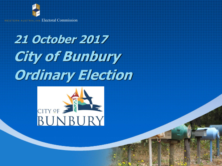 city of bunbury