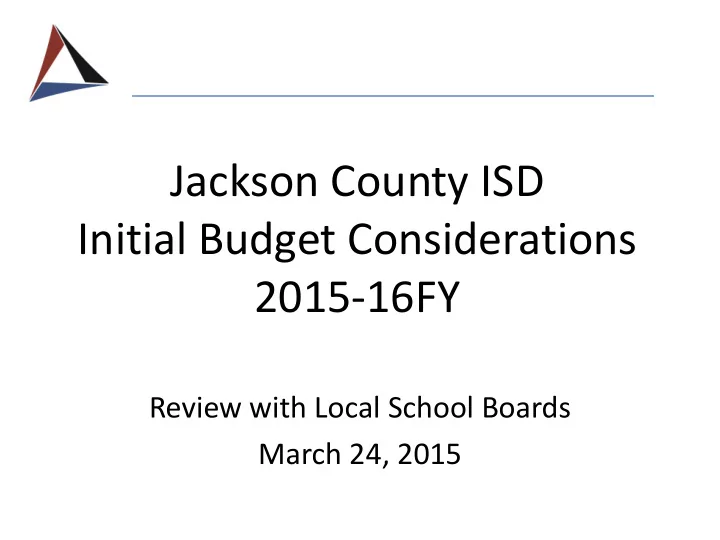 jackson county isd