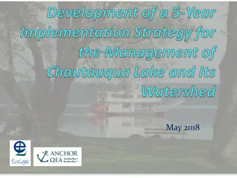 May 2018  Presentation Outline  Overview of our assignment  Draft Report  major findings