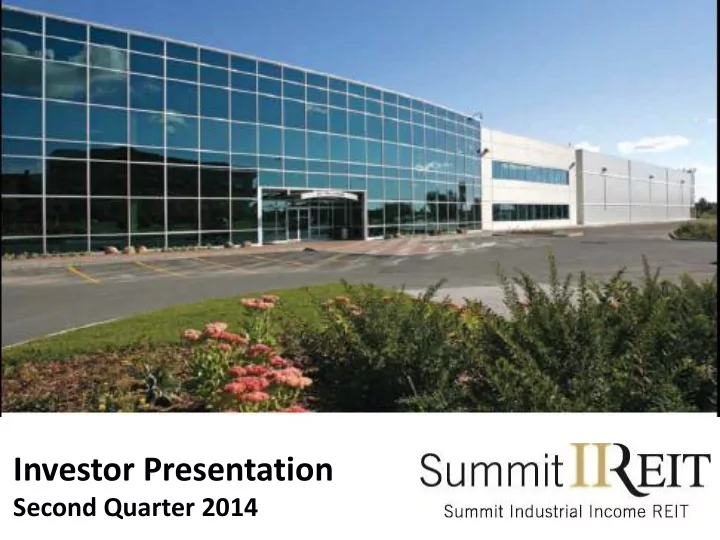 investor presentation