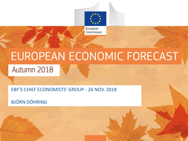 ebf s chief economists group 26 nov 2018 bj rn d hring