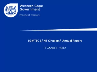 LGMTEC 3/ NT Circulars/  Annual Report  11 MARCH 2013  New section heading  LG MTEC 3  LG MTEC 3: