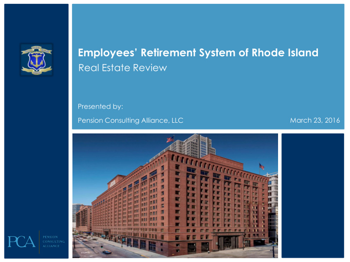 employees retirement system of rhode island