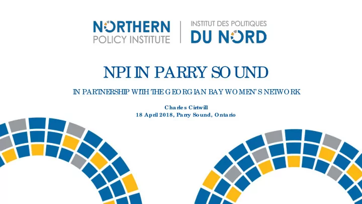 npi i n parry sound