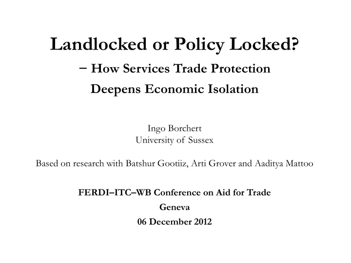 landlocked or policy locked