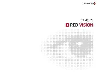 11.01.10  1  Market Snapshot: Summary of rate movements and important announcements  Economics