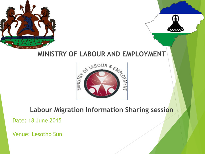 labour migration information sharing session date 18 june
