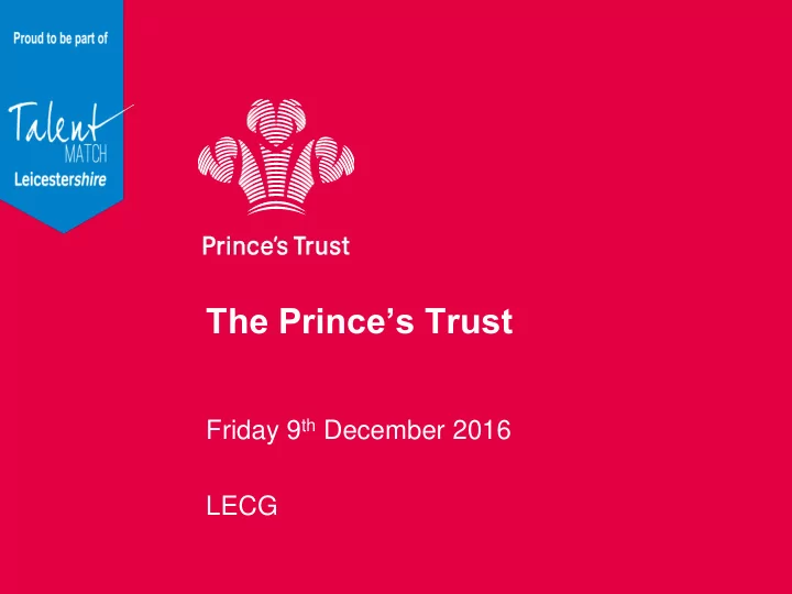 the prince s trust
