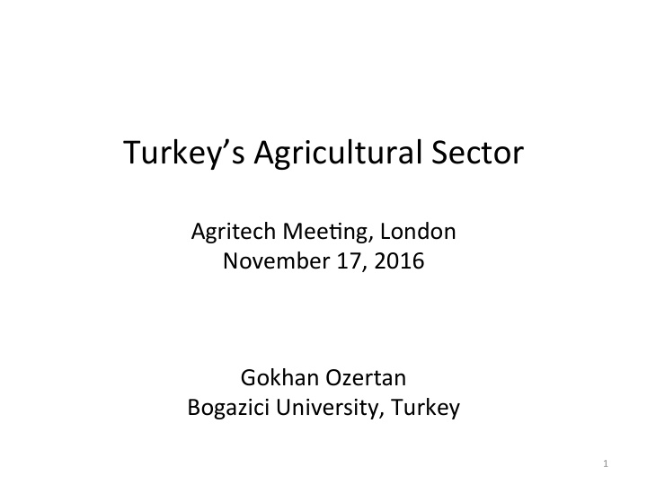 turkey s agricultural sector