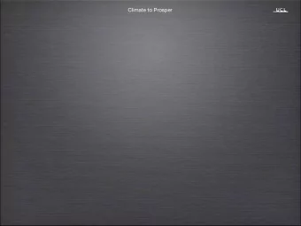 Climate to Prosper Climate to Prosper Bridging the Gap  Organising and Communicating Climate