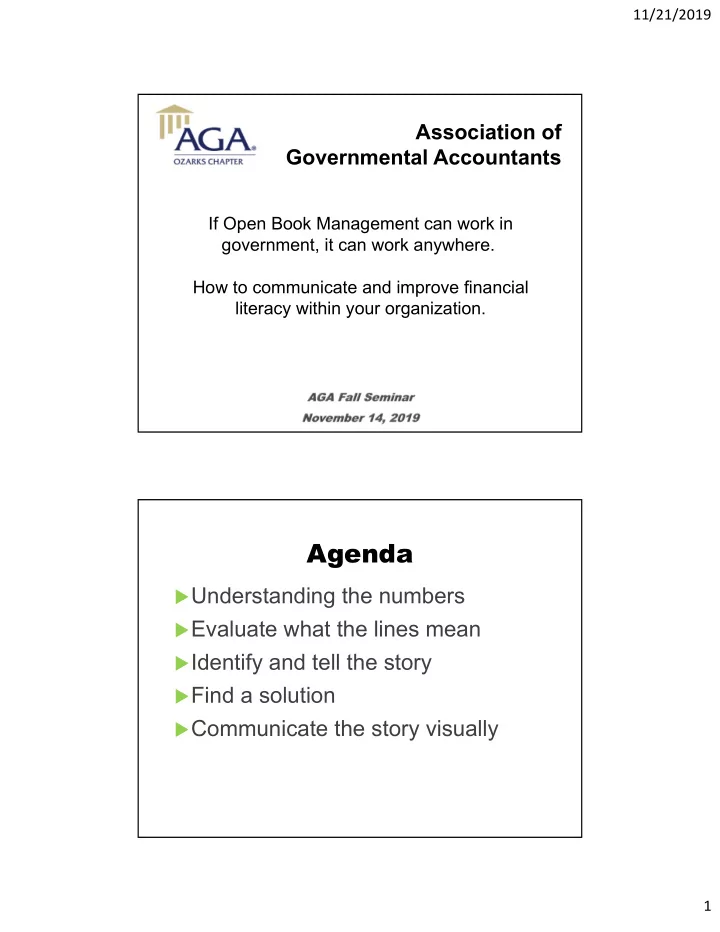 agenda