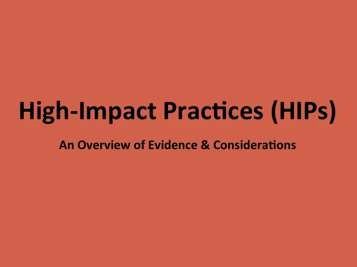 high impact prac ces hips