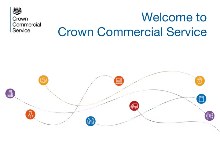 welcome to crown commercial service