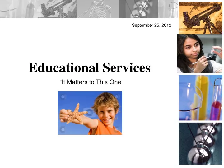 educational services