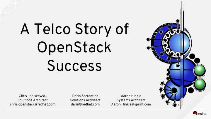 a telco story of openstack success