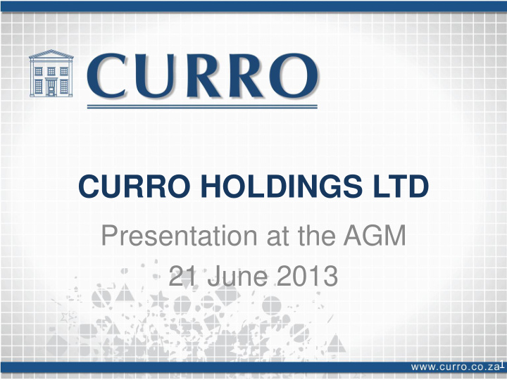 curro holdings ltd