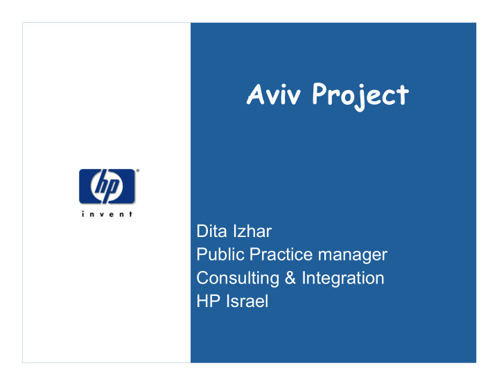 aviv project