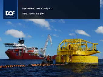 DOF ASA Presentation  Asia Pacific Region  1  1.  Introduction to our Asia Pacific operations  2.