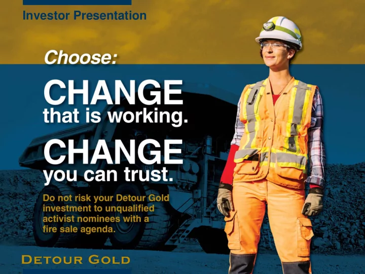 investor presentation