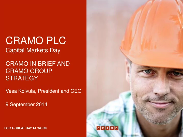 cramo plc