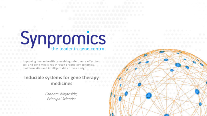 inducible systems for gene therapy medicines