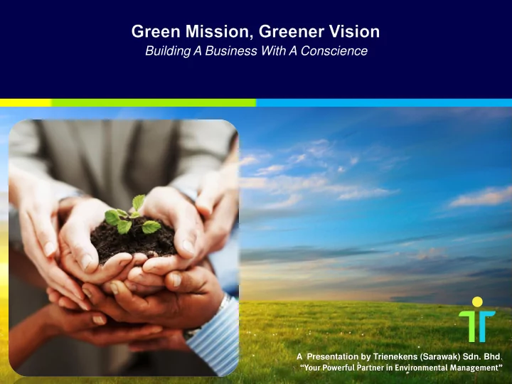building a business with a conscience