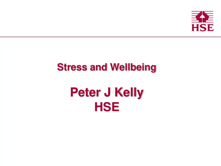 hse demands and more demands does it have to be this way