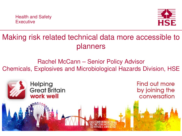 making risk related technical data more accessible to