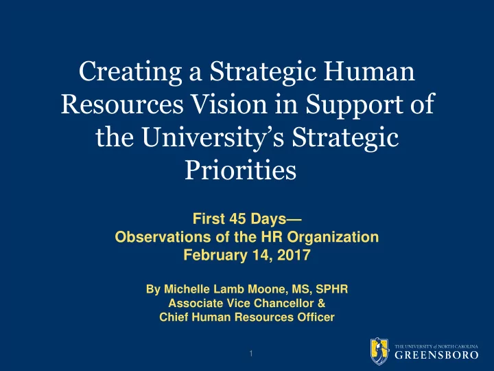 resources vision in support of