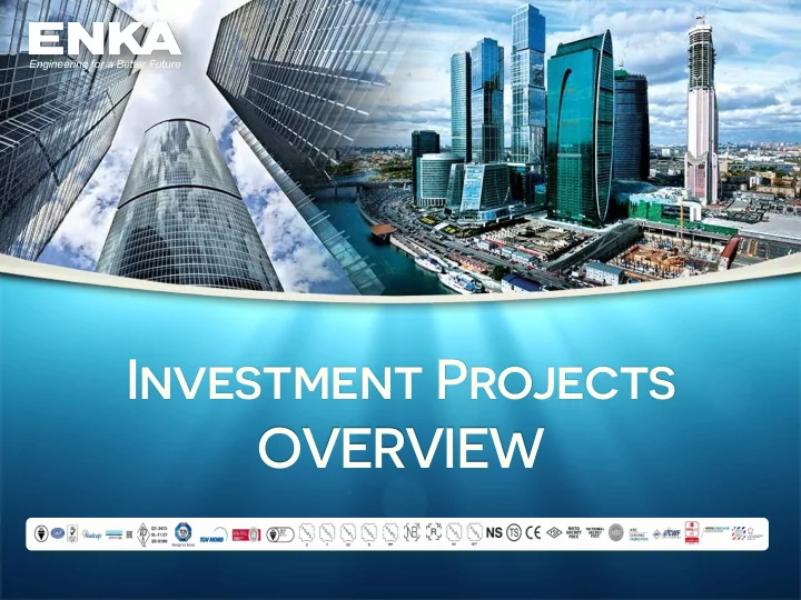 investment projects overview investment projects