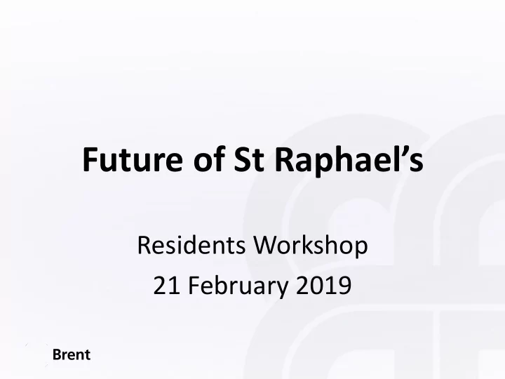 future of st raphael s