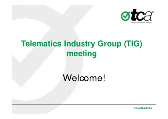 Welcome!  Opening remarks/  Overview of current and  emerging developments  emerging developments