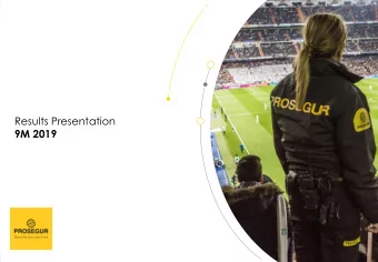 Results Presentation  9M 2019  1  9m  19  HIGHLIGHTS OF  THE PERIOD  REVENUE  STABLE  SOUND  GROWTH