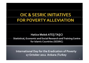 Hatice Melek ATE  TA  CI Statistical Economic and Social Research and Training Centre