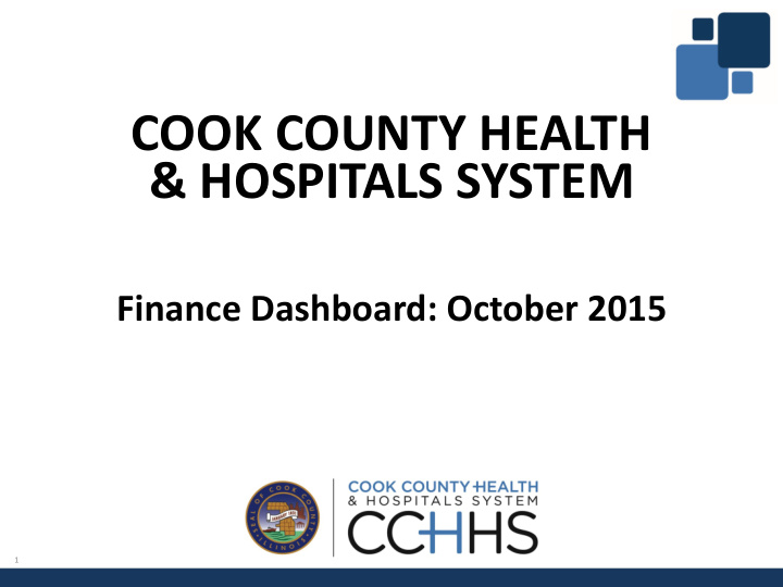 cook county health hospitals system