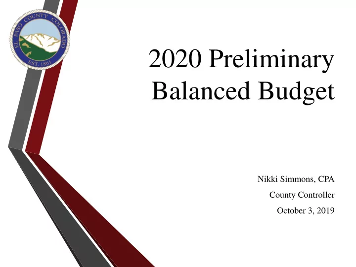 balanced budget