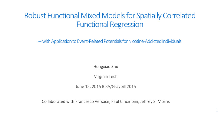 robust functional mixed models for spatially correlated