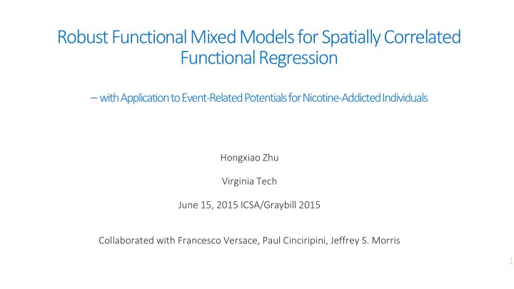 robust functional mixed models for spatially correlated