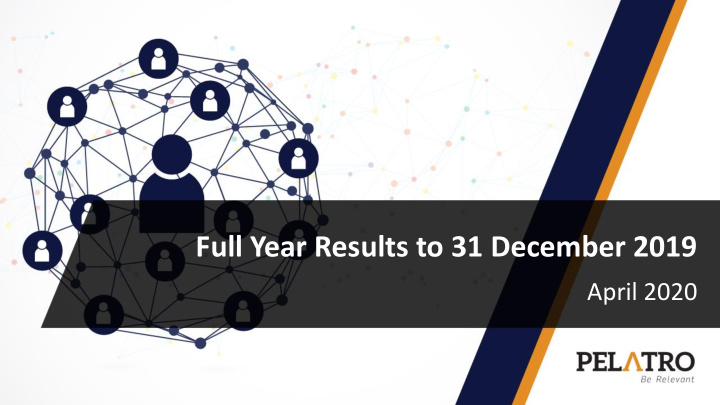 full year results to 31 december 2019