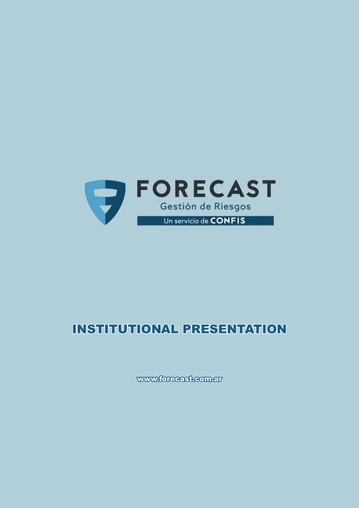 institutional presentation