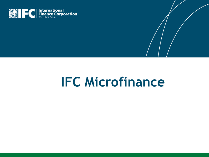 ifc microfinance ifc investments by region and industry